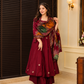 RAYON COTTON ZARI EMBROIDERY ANARKALI SUIT