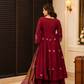 RAYON COTTON ZARI EMBROIDERY ANARKALI SUIT