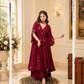 RAYON COTTON ZARI EMBROIDERY ANARKALI SUIT
