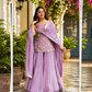 Royal Diamond Silk Sequins Sarara Suit Set – Elegant Ethnic Wedding Wear