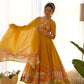 Floral Organza Silk Anarkali Suit Set For Women – Wedding &amp; Festive Collection 🌸