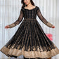 Royal Faux Blooming Zari Sequins Anarkali Suit Set – Festive Elegance