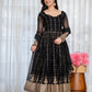 Royal Faux Blooming Zari Sequins Anarkali Suit Set – Festive Elegance