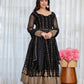 Royal Faux Blooming Zari Sequins Anarkali Suit Set – Festive Elegance