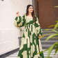 Women’s Maslin Fabric Ethnic Gown