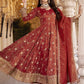 RUST HEAVY COSMOS ANARKALI SUIT – 3MM SEQUINS &amp; EMBROIDERY ✨