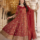 RUST HEAVY COSMOS ANARKALI SUIT – 3MM SEQUINS &amp; EMBROIDERY ✨