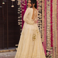 OFF WHITE FOX GEORGETTE ANARKALI SUIT – HEAVY SEQUINS &amp; THREAD WORK ✨