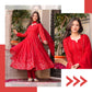 Ruhani Red Flared Anarkali Set ❤️✨