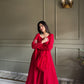 Elegant Lucknowi Georgette Anarkali Suit Set For Women 🖤