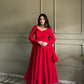 Elegant Lucknowi Georgette Anarkali Suit Set For Women 🖤