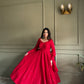 Elegant Lucknowi Georgette Anarkali Suit Set For Women 🖤