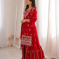 Designer Fox Georgette Sharara Suit Set For Women