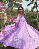 Traditional Purple Embroidered Suit Collection