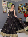 Zareen Silk Partywear Anarkali Set ✨🖤