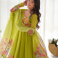 Floral Organza Silk Anarkali Suit Set For Women – Wedding &amp; Festive Collection 🌸