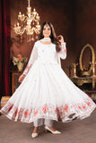 Premium White Anarkali Suit Set ✨
