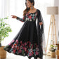 Floral Organza Silk Anarkali Suit Set For Women – Wedding &amp; Festive Collection 🌸
