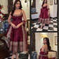 Vastra Vichitra Silk Anarkali Set ✨💫
