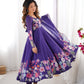 Floral Organza Silk Anarkali Suit Set For Women – Wedding &amp; Festive Collection 🌸