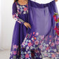 Floral Organza Silk Anarkali Suit Set For Women – Wedding &amp; Festive Collection 🌸