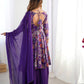 Printed RomanSilk Chanderi Kediya Set – Flared Festive Elegance