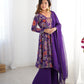 Printed RomanSilk Chanderi Kediya Set – Flared Festive Elegance