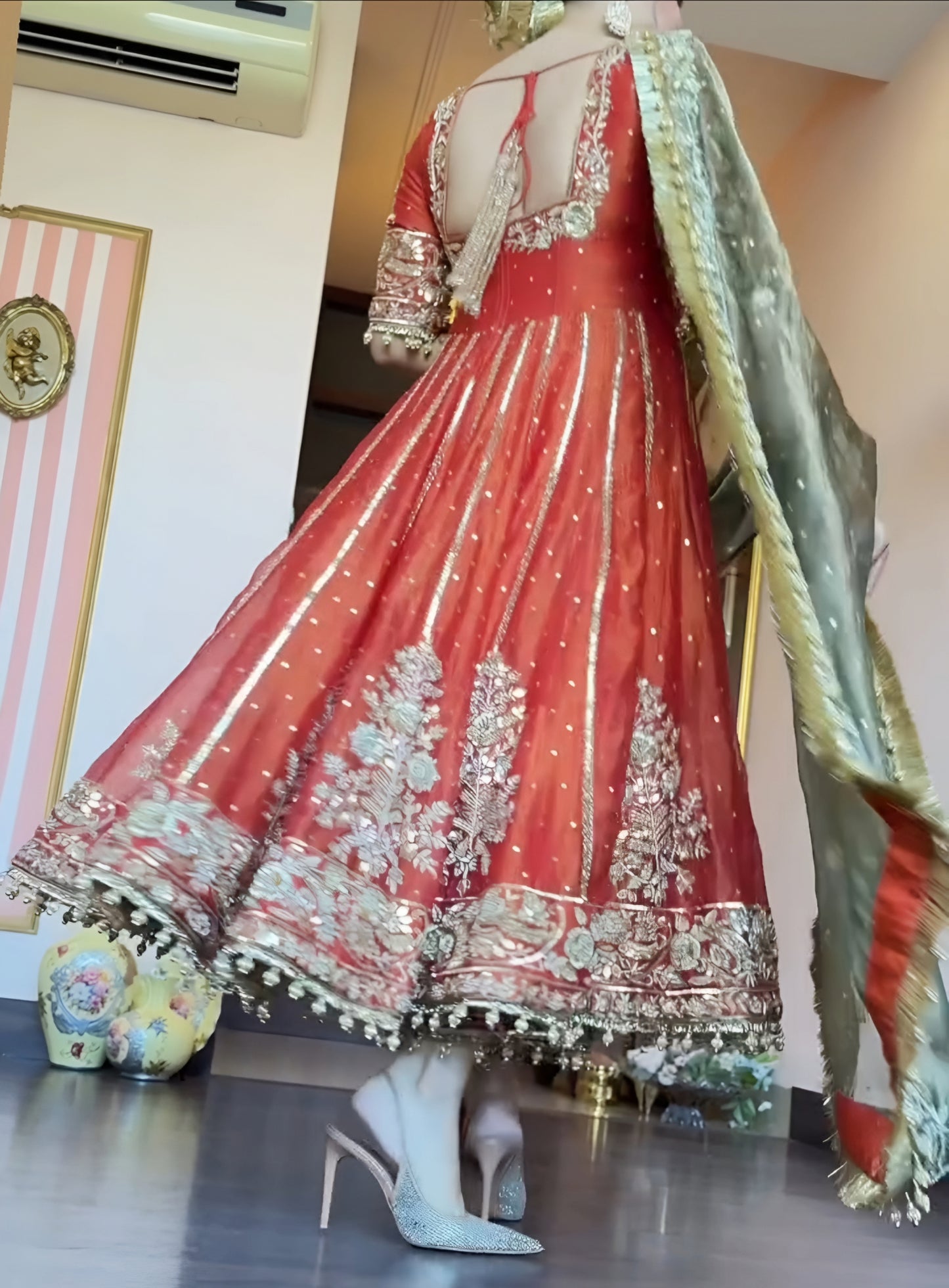 Noorvastra Luxury Satin Anarkali Set ✨🌙
