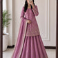 Two Tone Fandy Silk Embroidered Lehenga Set – Designer Party Wear Collection