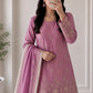 Two Tone Fandy Silk Embroidered Lehenga Set – Designer Party Wear Collection