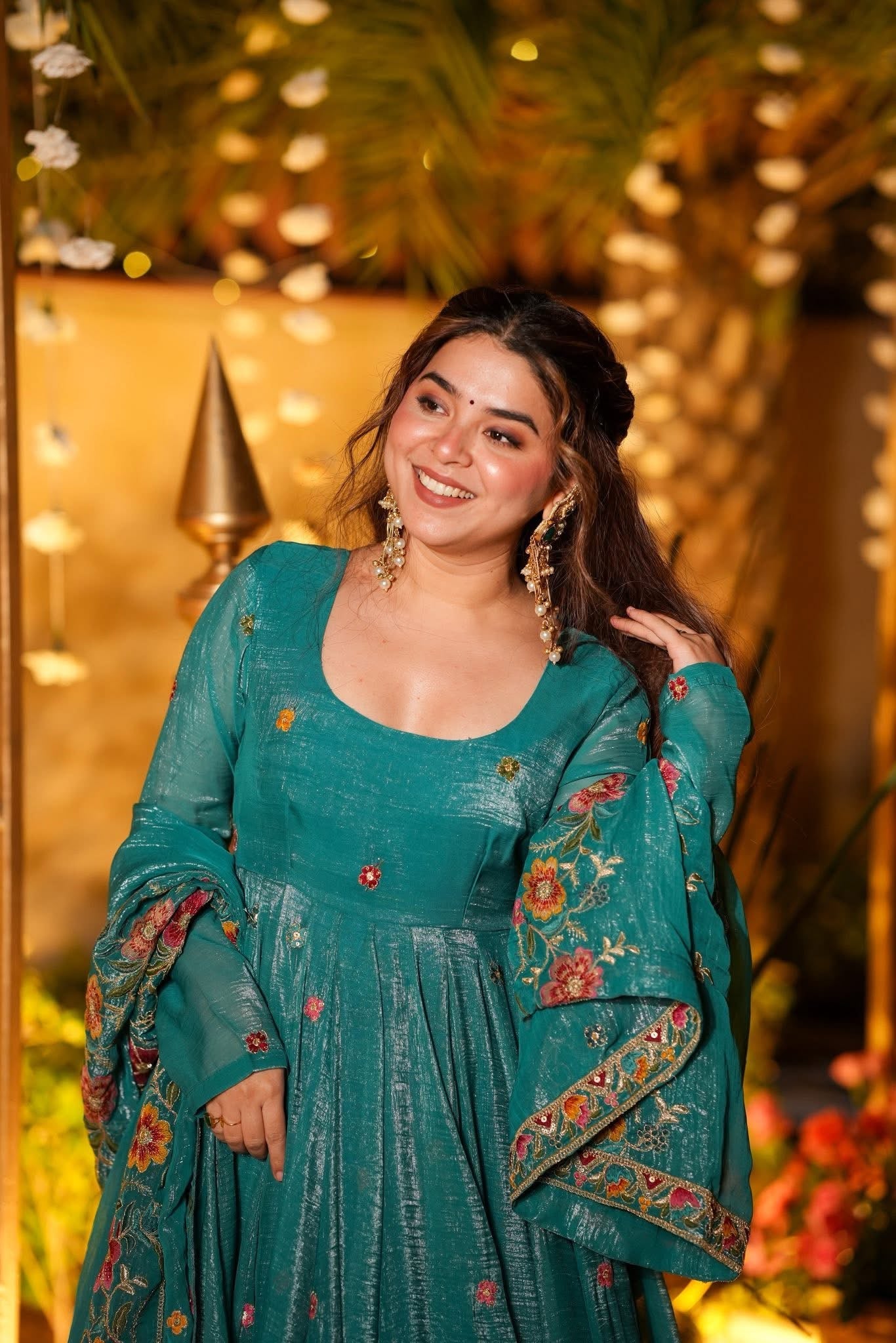 Eshana Royal Silk Anarkali Set ✨💫
