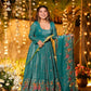 Eshana Royal Silk Anarkali Set ✨💫