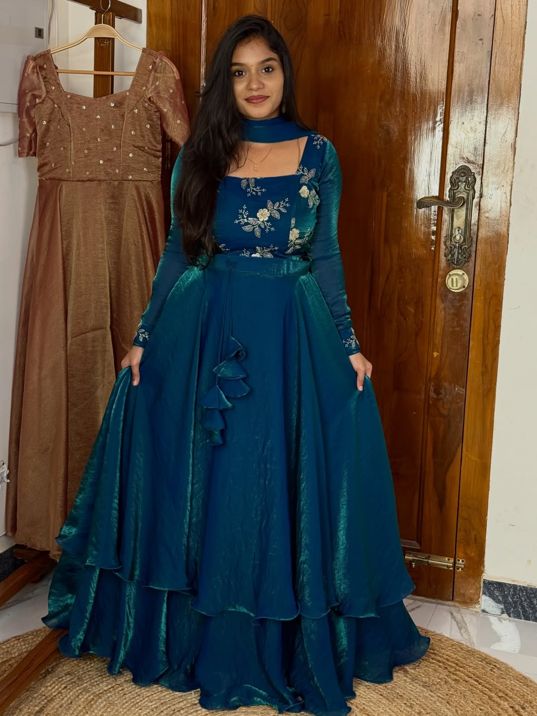lanira 3-In-1 Fandy Satin Lehenga Set ✨👑