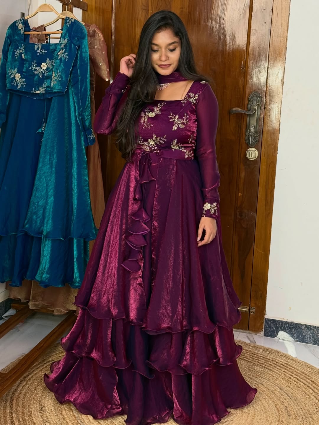 lanira 3-In-1 Fandy Satin Lehenga Set ✨👑