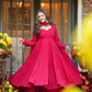 Women’s Pink Festive Wear Anarkali Suit (3 PCS)