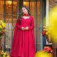 Women’s Pink Festive Wear Anarkali Suit (3 PCS)