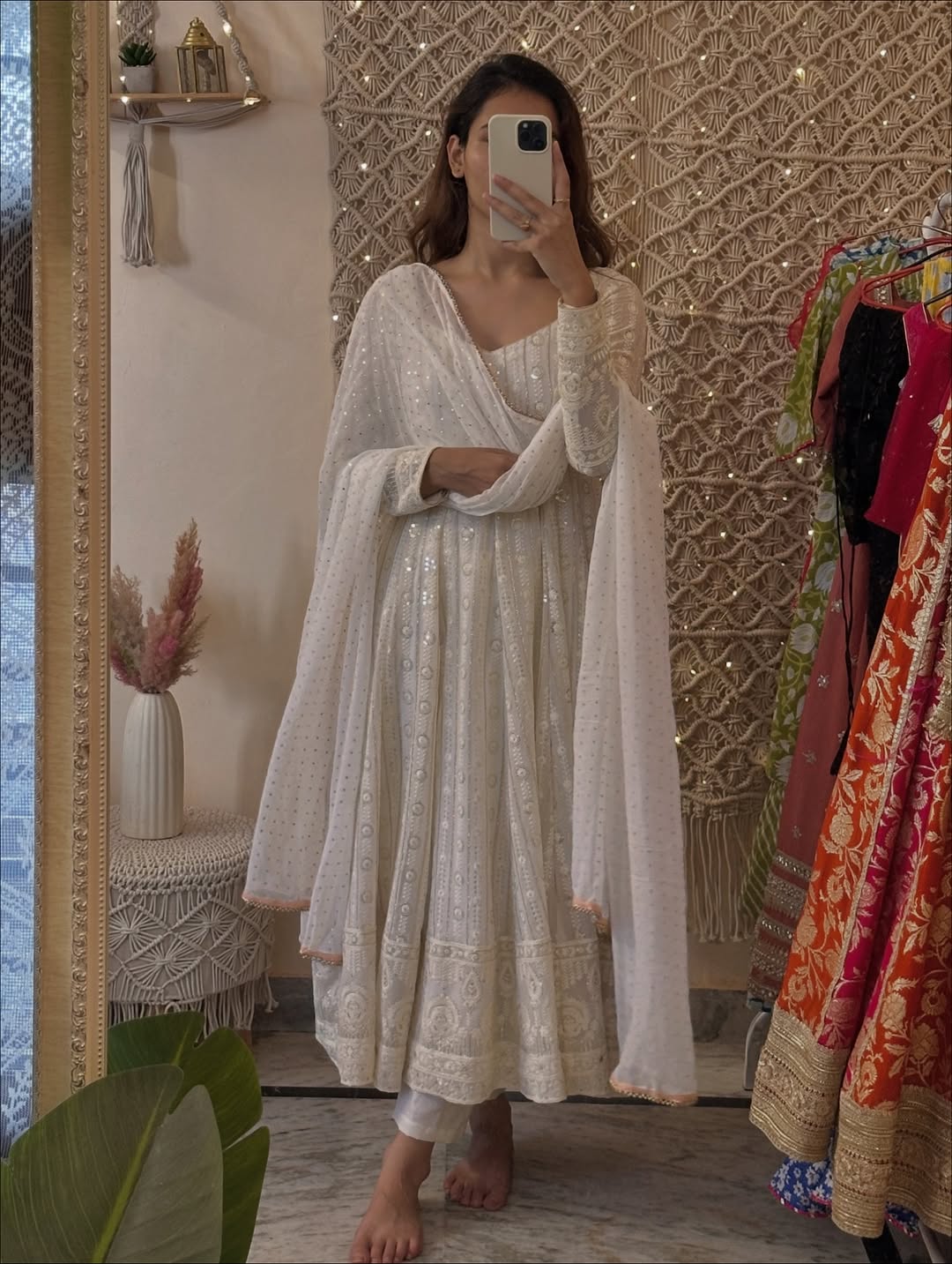 Mehernoor Lakhnavi Anarkali Suit Set ✨🌙