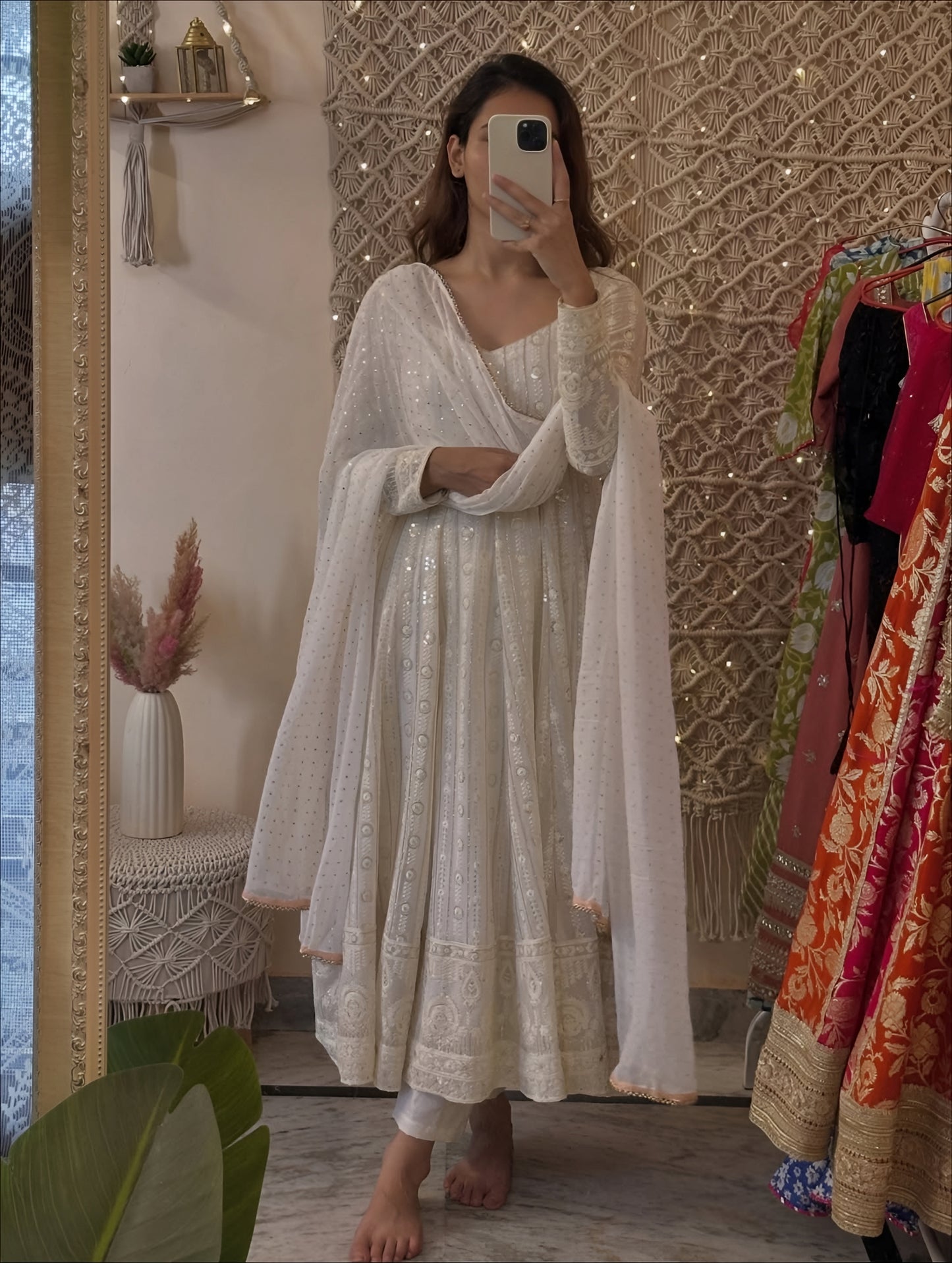 Mehernoor Lakhnavi Anarkali Suit Set ✨🌙
