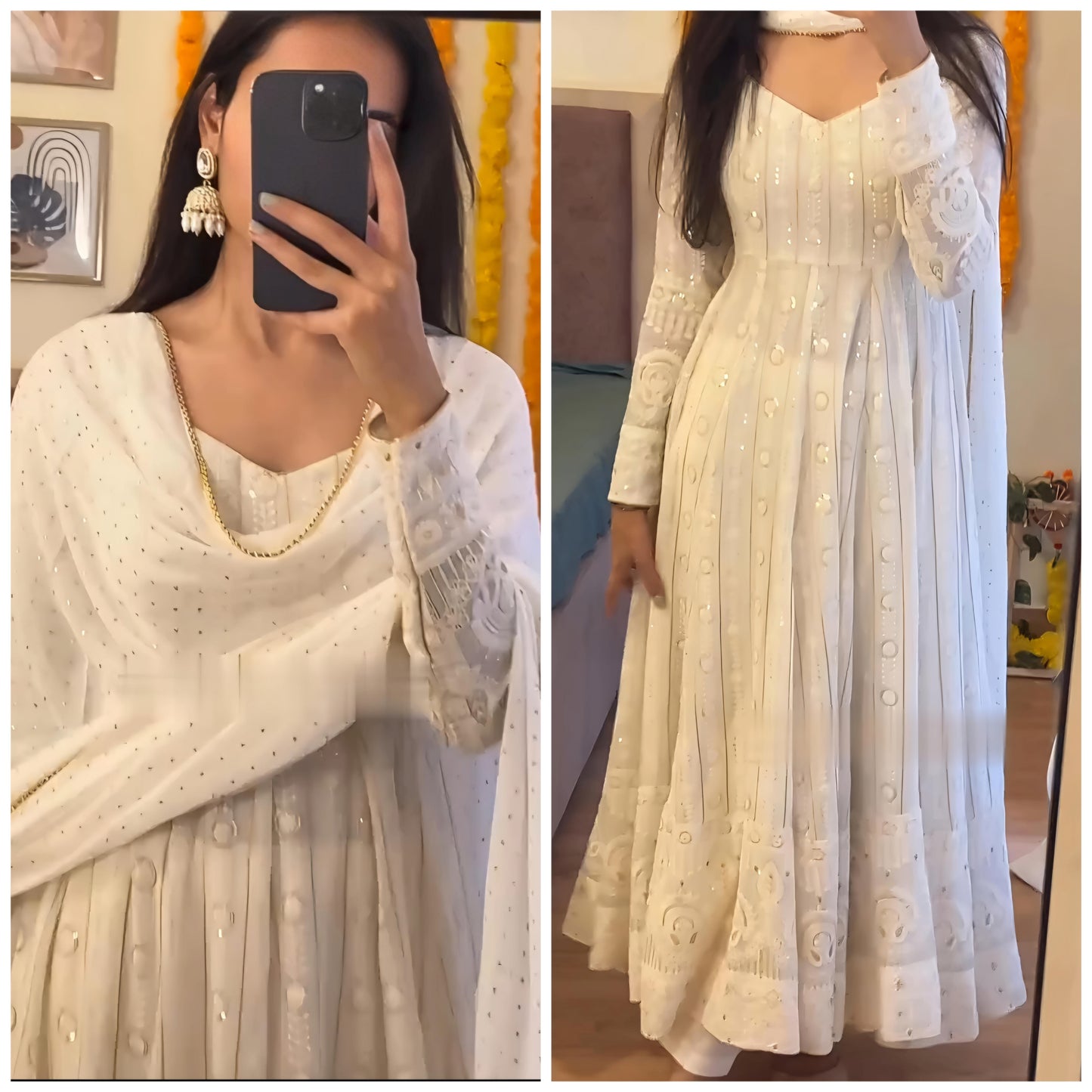 Mehernoor Lakhnavi Anarkali Suit Set ✨🌙