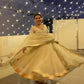Trending Off White Anarkali Suit Set