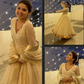 Trending Off White Anarkali Suit Set