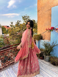 Luxe Two Tone Fandy Silk Lehenga Set – Codding &amp; Sequins Party Wear