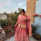 Luxe Two Tone Fandy Silk Lehenga Set – Codding &amp; Sequins Party Wear