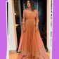 Heavy Zari Work Pink Anarkali Lehenga Collection