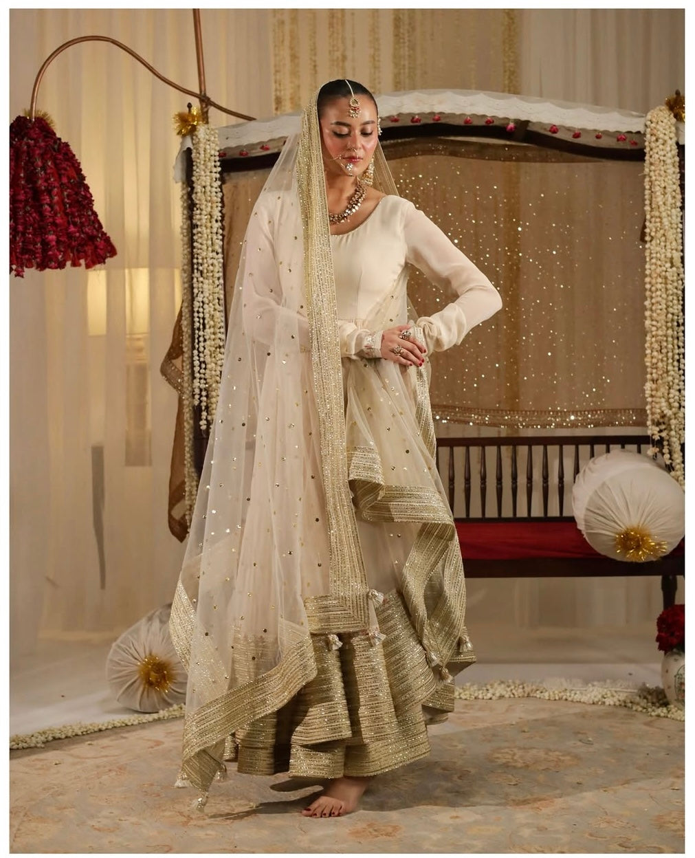 Designer Georgette Ethnic Wear Set with Dupatta