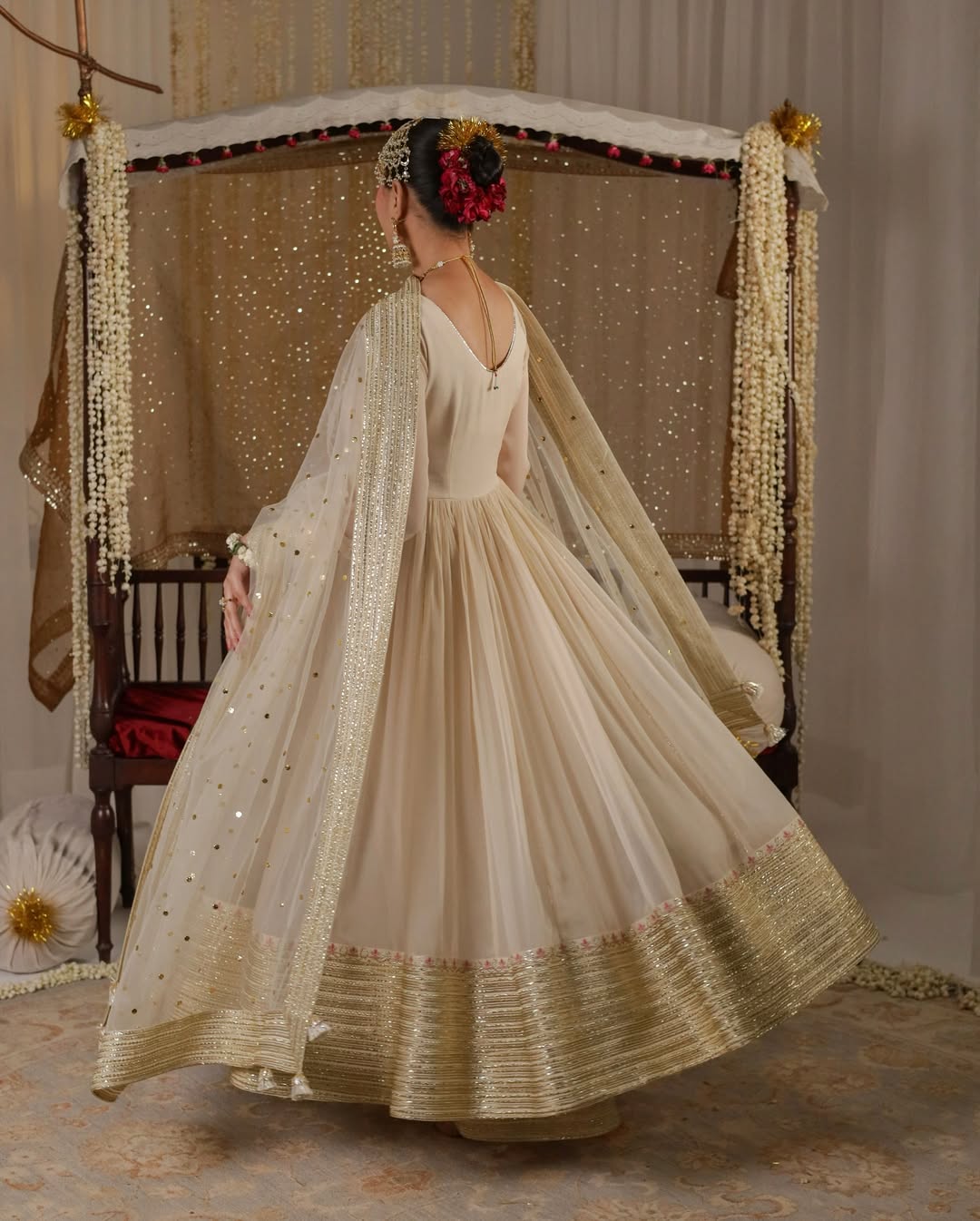 Designer Georgette Ethnic Wear Set with Dupatta
