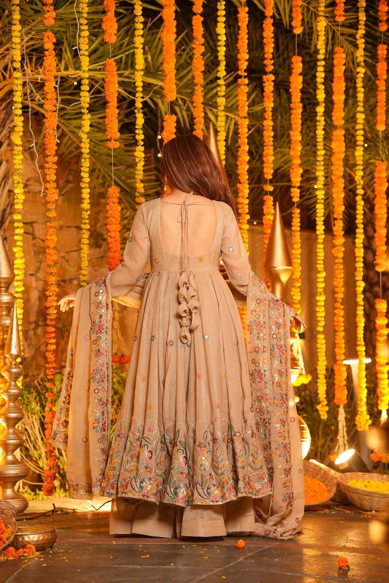 Luxury Festive Wear Anarkali Outfit for Women