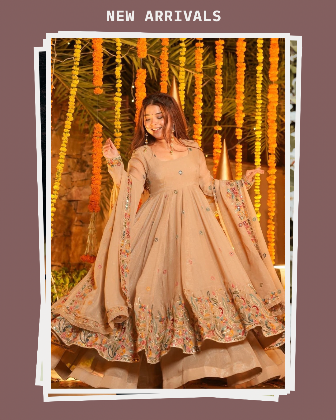 Luxury Festive Wear Anarkali Outfit for Women