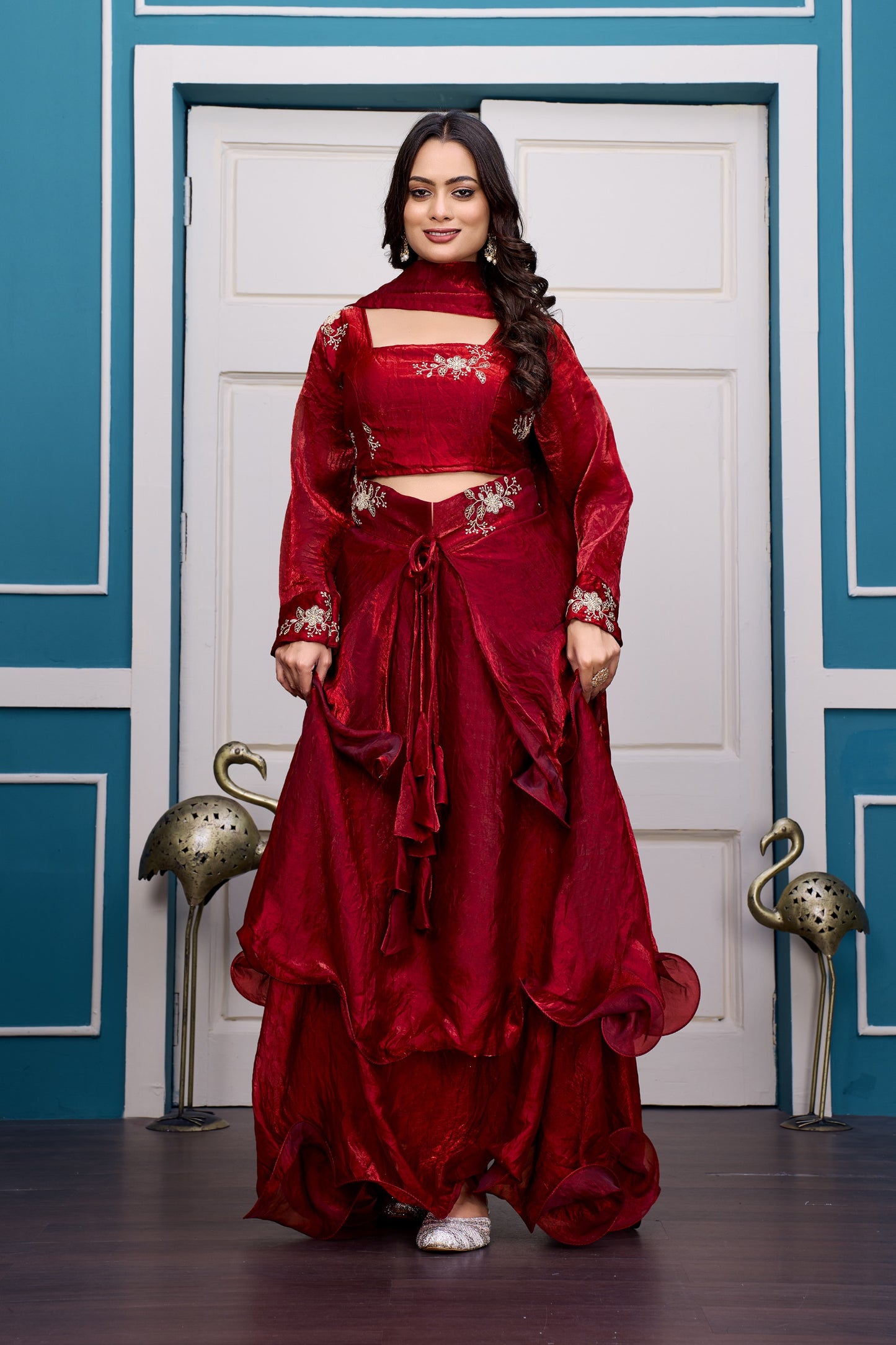 Luxury Sequins Work Lehenga Collection ✨