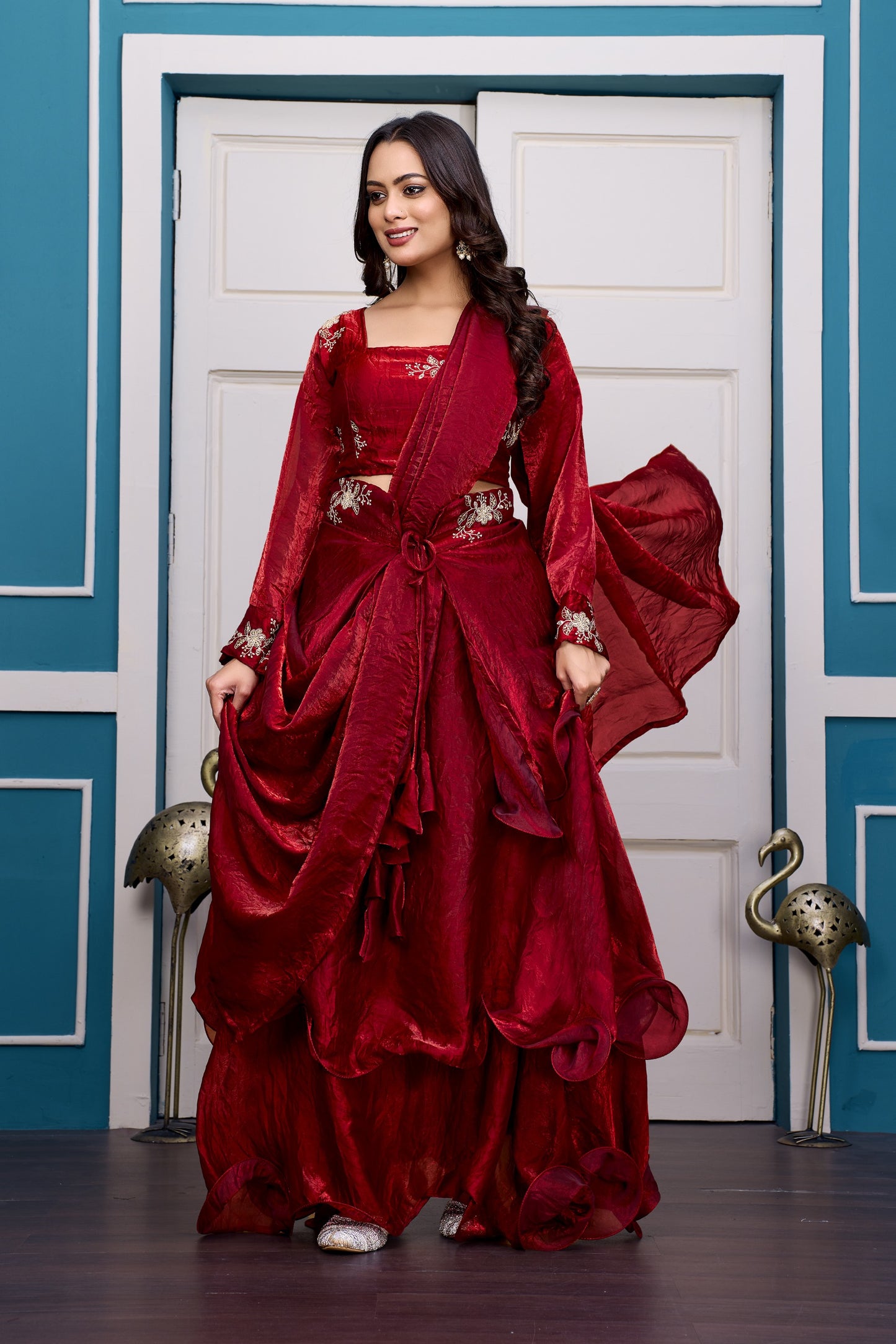 Luxury Sequins Work Lehenga Collection ✨